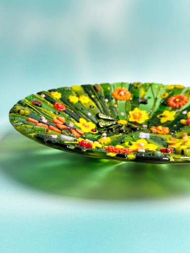 Large floral meadow bowl.